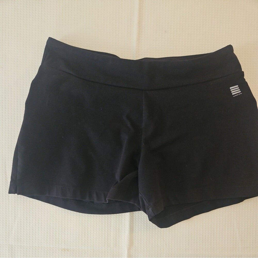 Land's End black athletic shorts - size Medium